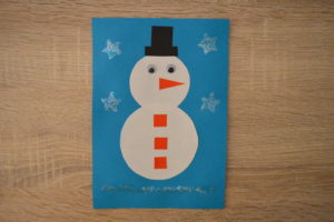 Schneemann basteln