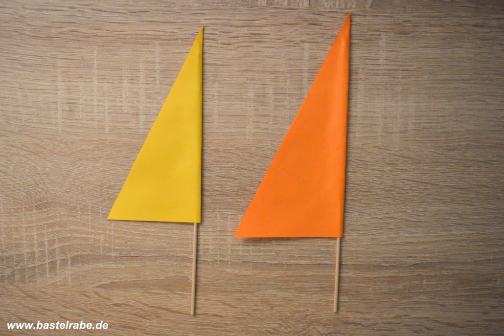  Segelboot basteln - Bastelrabe Bildidee 