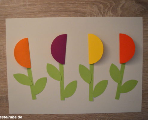 Blumen basteln