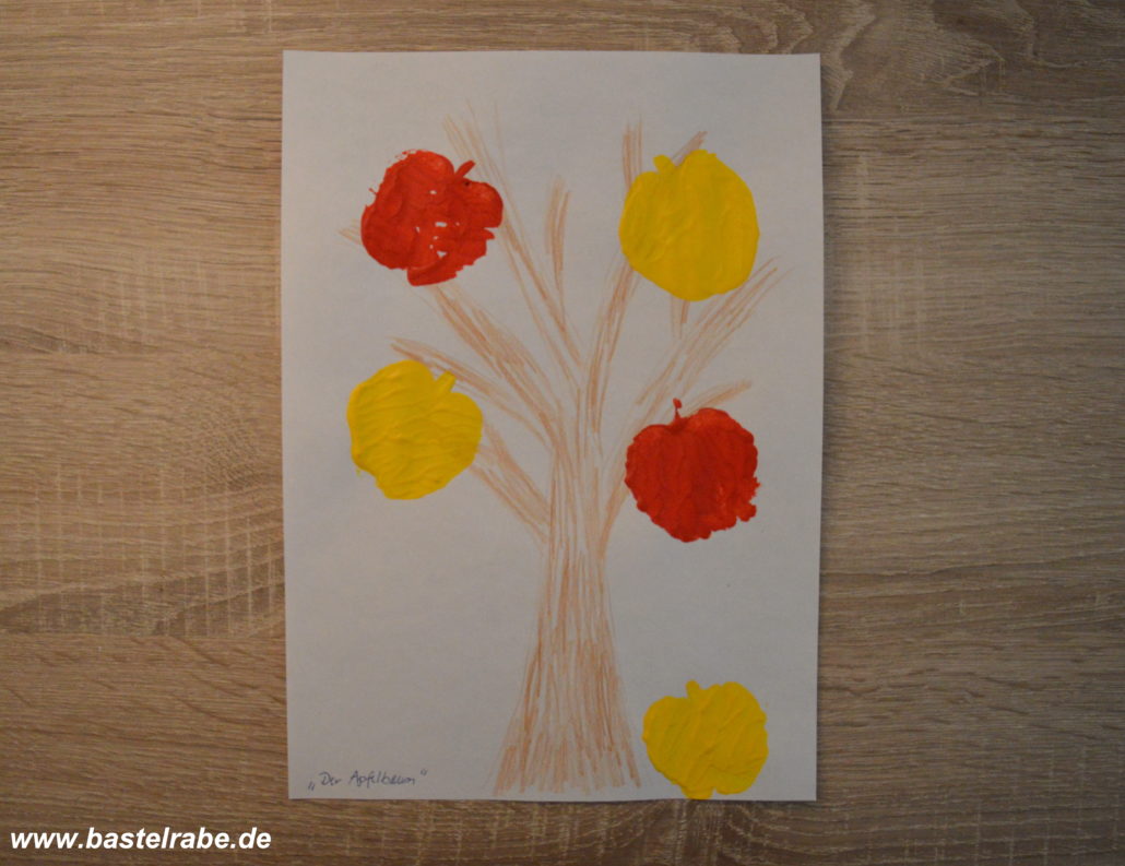 Äpfel stempeln