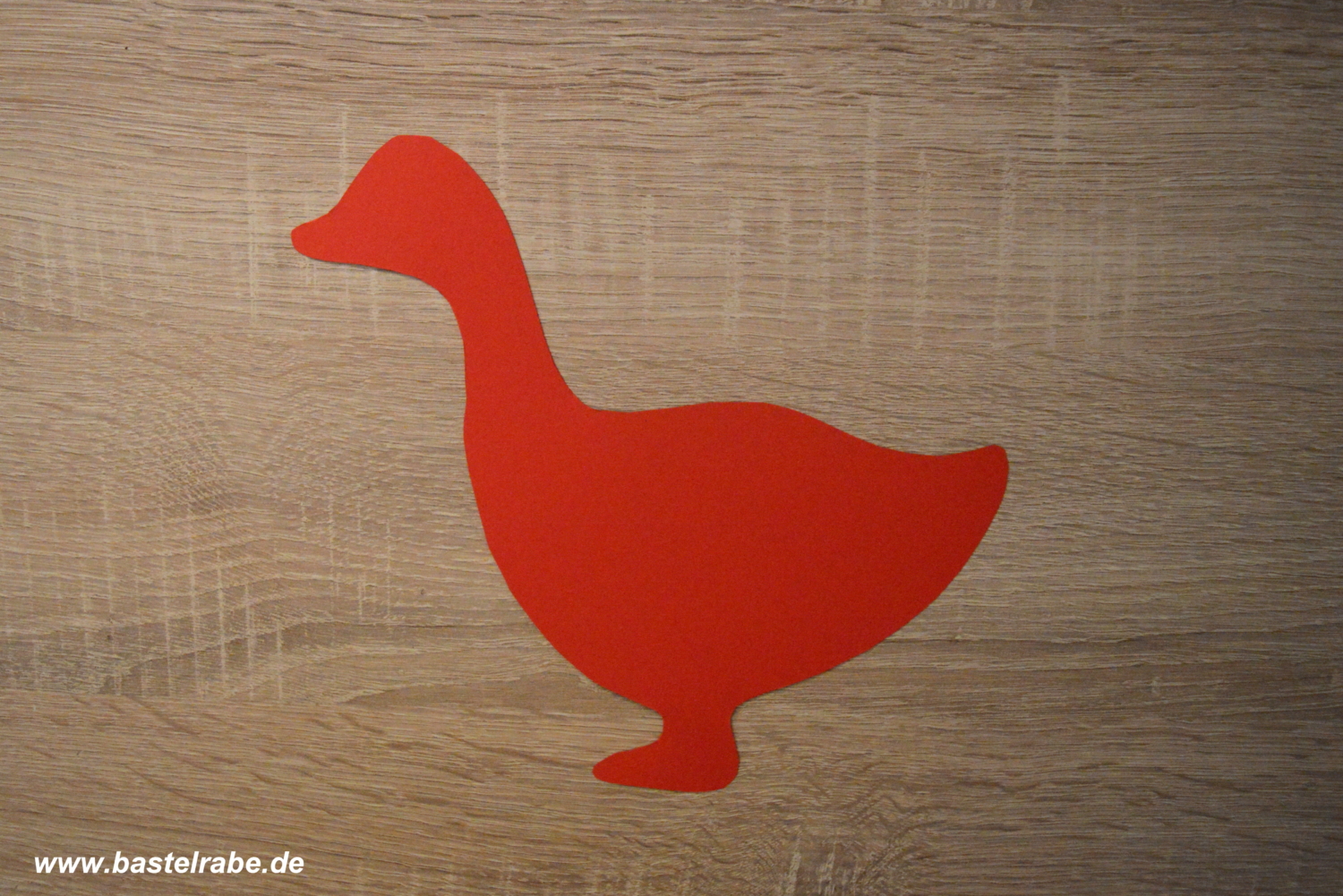 Martinsgans basteln - Bastelrabe